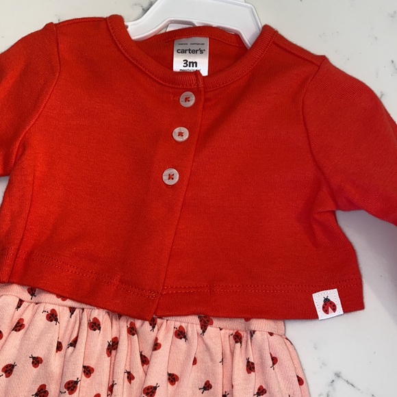 Carters Dress Bodysuit and Cardigan - Picture 5 of 5